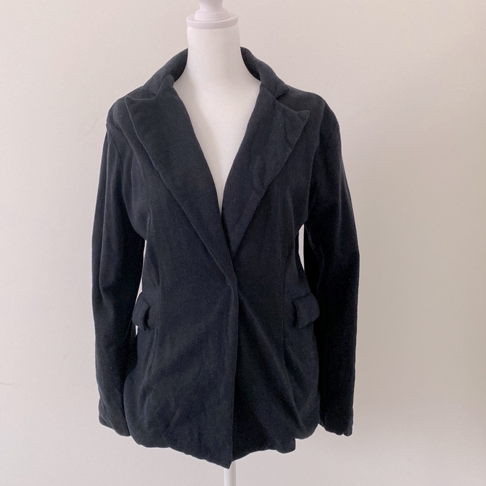 Chaser Black Sweatshirt Blazer Size M